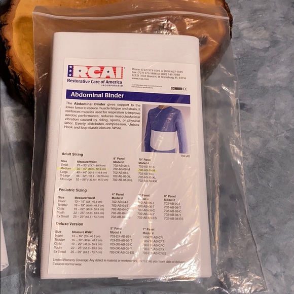 Bundle of 2 - RCAI Abdominal Binders - M & L - Picture 6 of 16